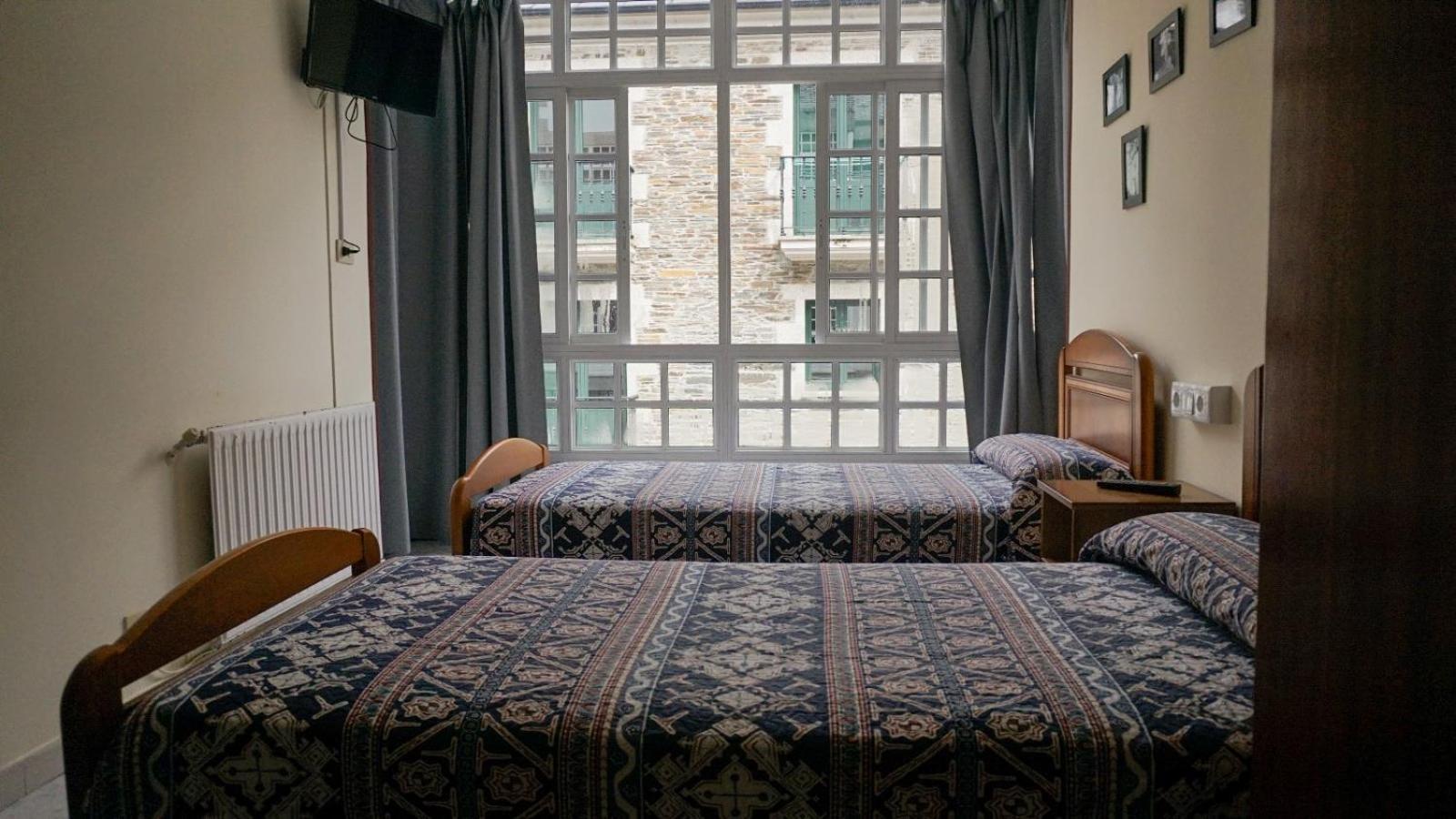 Pension Castro Parrillada Samos Buitenkant foto