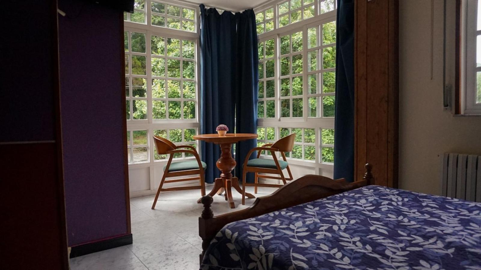 Pension Castro Parrillada Samos Buitenkant foto
